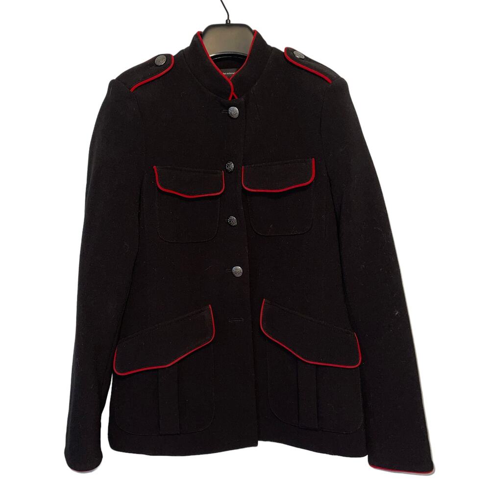 Zara Trafaluc Outerwear Black Military Jacket Size Small